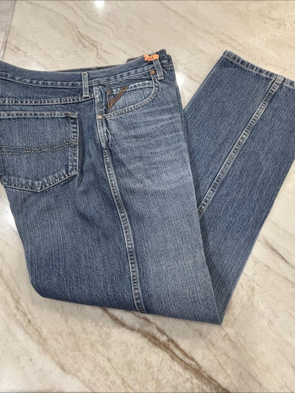 Men's Ariat M3 Athletic Jeans 33x32 Western Cowboy Rodeo Denim